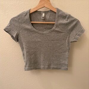 American Apparel crop tee